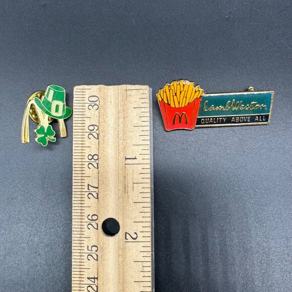 Vintage McDonalds Employee Pin Lot of 10 Y2K Racing Team Panasonic Vendors - Picture 7 of 7